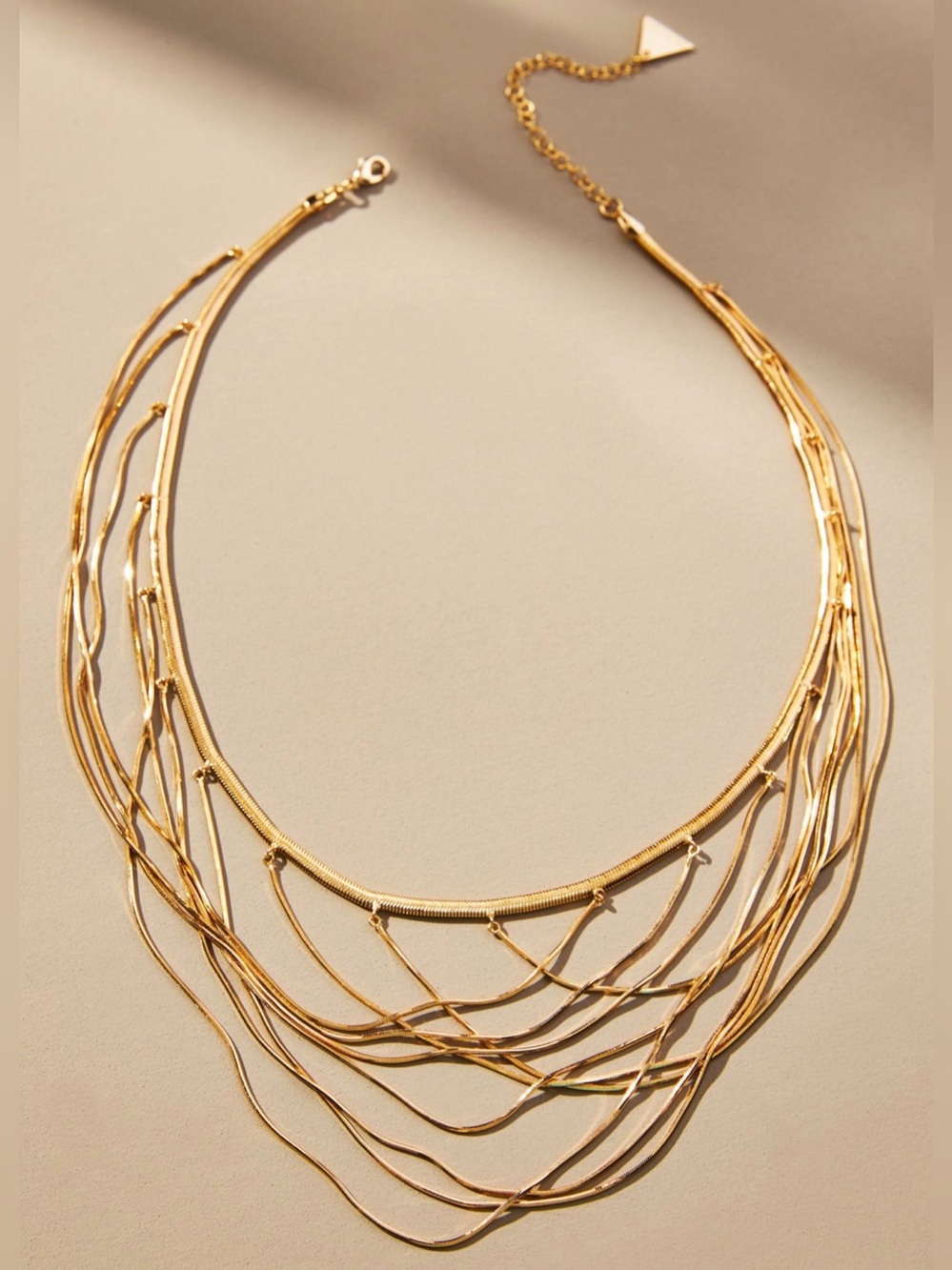 🆕 NWT Anthropology Layered Gold Necklace